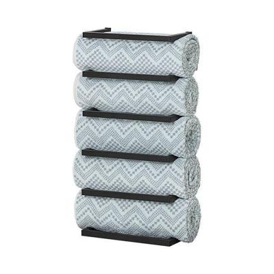 Handdoekrek Sealskin Carré 24x48x12cm Mat Zwart