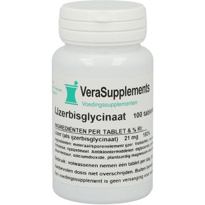VeraSupplements Ijzerbisglycinaat Tabletten