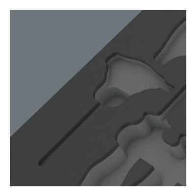 Wera 9813 Schuimrubberen inzetstuk voor Hex schroevendraaiers Set 1, zonder gereedschap, 344 x 30 x 392 mm - 05137313001 Wera 9813 Schuimrubberen inzetstuk voor Hex schroevendraaiers Set 1, zonder gereedschap, 344 x 30 x 392 mm - 05137313001