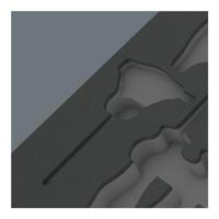 Wera 9813 Schuimrubberen inzetstuk voor Hex schroevendraaiers Set 1, zonder gereedschap, 344 x 30 x 392 mm - 05137313001 - thumbnail