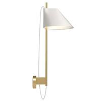 Louis Poulsen Yuh Wandlamp - 2700K - Wit/messing - thumbnail