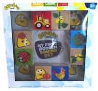 Fun kinderspel Domino Boerderij junior hout - thumbnail