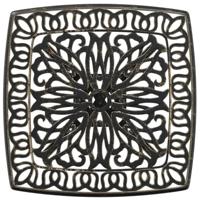 Tuintafel 53x53x53 cm gietaluminium bronskleurig - thumbnail