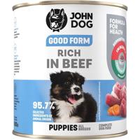 JOHN DOG Good Form Junior Rich in beef - natvoer voor honden - 800g - thumbnail