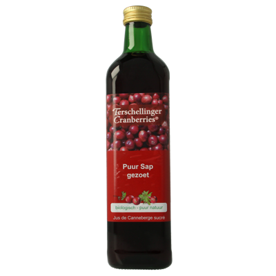 Terschellinger Cranberries Cranberrysap Eko Gezoet