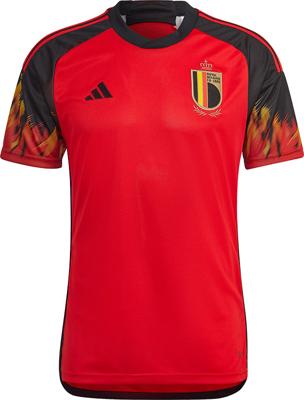 België Thuis Shirt Senior 2022-2023 - Maat L - Kleur: Rood | Soccerfanshop