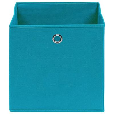 VidaXL Opbergboxen 10 st 32x32x32 cm stof babyblauw VidaXL Opbergboxen 10 st 32x32x32 cm stof babyblauw