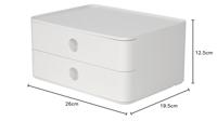HAN HA-1120-12 Smart-box Allison Met 2 Lades Sneeuw Wit, Stapelbaar - thumbnail