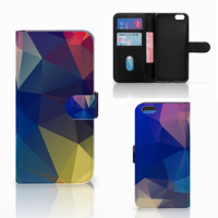 Apple iPhone 7 Plus | 8 Plus | Book Case | Polygon Dark - thumbnail