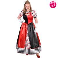 Queen Of Cards Jurk Premium Lang - thumbnail