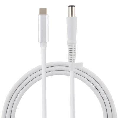 USB-C/type-C naar 7 4 x 0.6 mm laptop voeding oplaadkabel kabel lengte: ongeveer 1.5 m (wit)