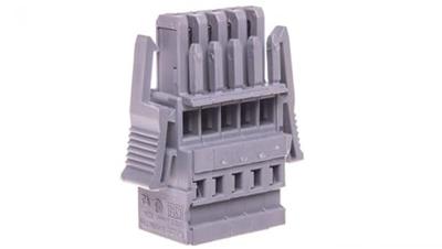 WAGO 769-105/021-000 Connector, female Grijs 25 stuk(s)