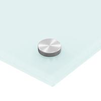 VidaXL Spatscherm keuken 80x40 cm gehard glas wit - thumbnail