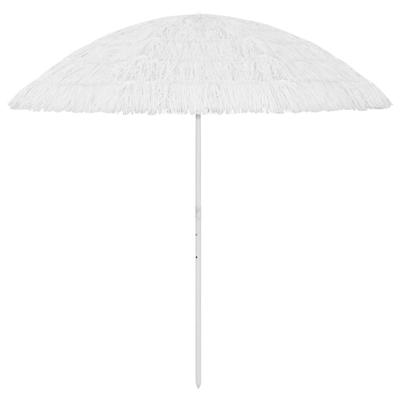 VidaXL Strandparasol hawaï 300 cm wit VidaXL Strandparasol hawaï 300 cm wit