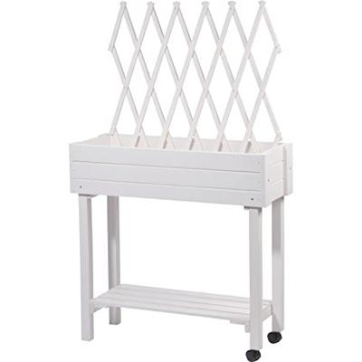 dobar Moestuinbak met rek (Wit)