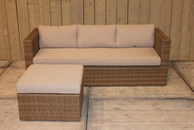 Bari loungeset rotan grey Eurofleur Aanbieding - Eurofleur aanbieding