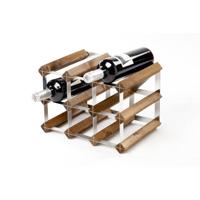 Traditional Wijnrek Donkere Eik - 9 Flessen - thumbnail