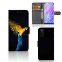 Samsung Galaxy S20 | Telefoonhoesje | Met pasjeshouder | Papegaai - thumbnail