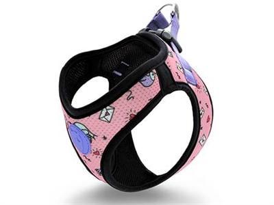 Morso hondentuig body mesh gerecycled sweet tweet roze Morso hondentuig body mesh gerecycled sweet tweet roze