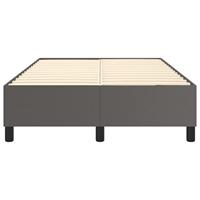Bedframe kunstleer grijs 120x200 cm - thumbnail