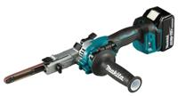 Makita DBS180RTJ 18 V Stripschuurmachine 9mm 5,0 Ah accu (2 st), snellader, in Mbox - thumbnail