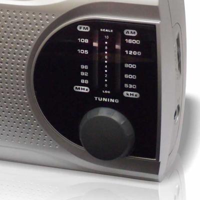 AM-/FM-radio Haeger PR-BIB.004B Grijs