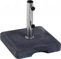 Madison parasolvoet ruw 25kg graniet - thumbnail