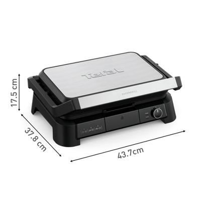 Tefal GC520D Contact grill Zwart - thumbnail