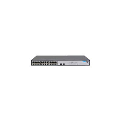 Hewlett Packard Enterprise 1420-24G-2SFP - netwerkswitches (IEEE 802.1p, IEEE 802.3, IEEE 802.3ab, IEEE 802.3az, IEEE 802.3u, Beheerd, L3, Gigabit Ethernet (10/100/1000), 1U, Green, Green. y)
