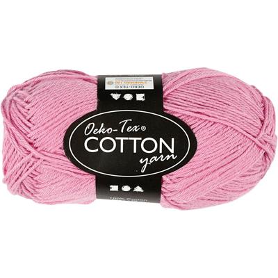 Creativ Company Katoengaren, lichtrood, 50gr, 170m