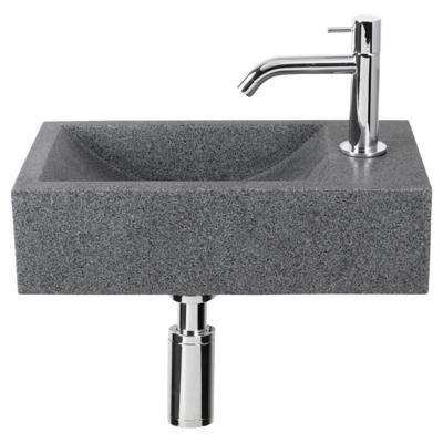 Fonteinset Differnz Cheops 40x23x11 cm Natuursteen Grijs