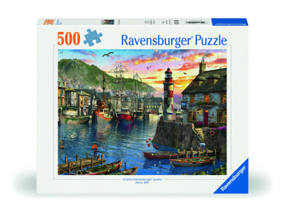 Ravensburger puzzel s&apos;Ochtends bij de haven 500 stukjes