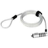 Hama Laptopslot Cijferslot Geen sleutel nodig, Kabelbinder voor ordelijke kabelmanagement 180 cm - thumbnail