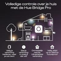 Philips Hue Bridge Pro, Smart Light Hub, draadloos, geavanceerde versleuteling, ondersteunt 150+ lampen en 50 accessoires, werkt met Apple Home, Amazon Alexa, Google Assistant, Samsung SmartThings - thumbnail
