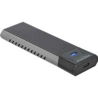 DeLOCK Externe USB Type-C combo behuizing voor M.2 NVMe PCIe of SATA SSD externe behuizing - thumbnail
