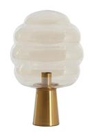 Light & Living Tafellamp 'Misty' 30cm, kleur Amber/Goud - thumbnail