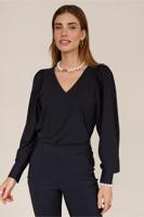 Studio Anneloes Les Top 94821 T-shirt Lange Mouw 9000 Black - thumbnail