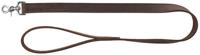 TRIXIE HONDENRIEM RUSTIC VETLEER DONKERBRUIN 100X2 CM - thumbnail