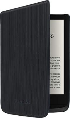 Pocketbook Cover Shell voor Touch HD 3, Touch Lux 4, Basic Lux 2, Straight Lines Black