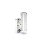 Deko Light Zilly Up & Down Motion 731007 Wandlamp met bewegingsmelder GU10 RVS - thumbnail