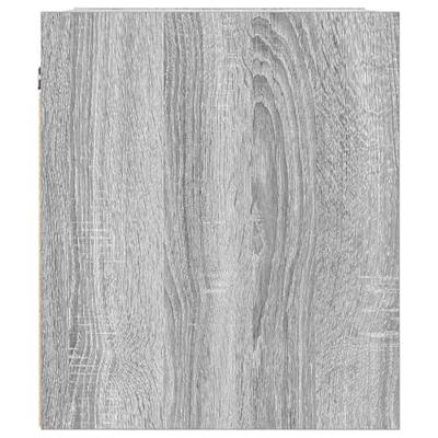 Nachtkastjes 2 st wandgemonteerd 38x34x40 cm grijs sonoma eiken