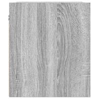 Nachtkastje wandgemonteerd 38x34x40 cm grijs sonoma eikenkleur - thumbnail