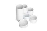 Pennenkoker MAUL Tubo wit 6-vaks Ø150x125mm - thumbnail