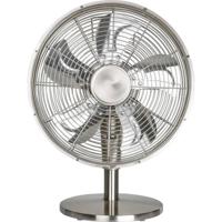 CasaFan Airos Eco Classic TV Tafelventilator 18 W (Ø x h) 35 cm x 450 mm Chroom (geborsteld) Timer - thumbnail