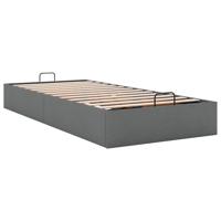 Bedframe zonder matras 90x190 cm stof donkergrijs - thumbnail
