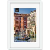 Haes Deco Houten Fotolijst met Passe-partout Venezia wit voor 1 foto formaat 30x45 of 40x60 -SP13060 - thumbnail