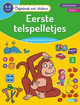 Deltas Oefenboek met stickers-eerste telspel
