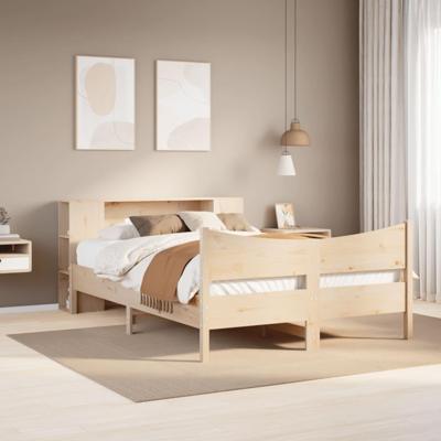 Bedframe zonder matras massief grenenhout 120x190 cm