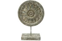 Ornament rond Incus L grijs - thumbnail