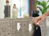 tesa POWERSTRIPS® Zelfklevende haak Large Trend Wit Inhoud: 2 stuk(s) - thumbnail